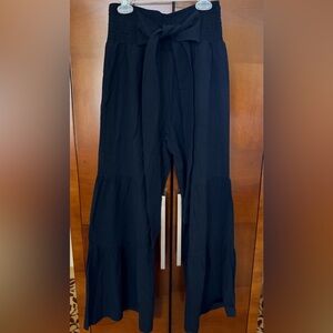 Wide Leg Black Pants